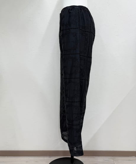 embroidery lace pants