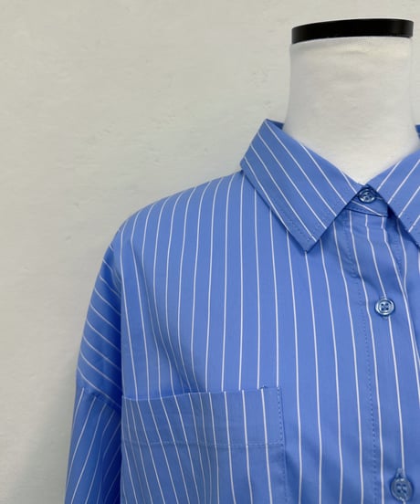 stripe longcuffs shirt