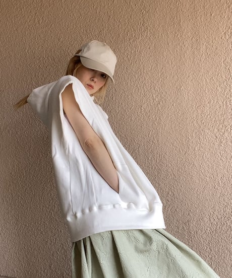 oversize sweat vest