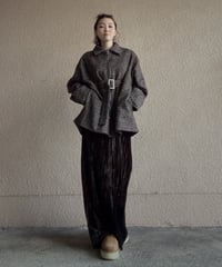 clash velour skirt