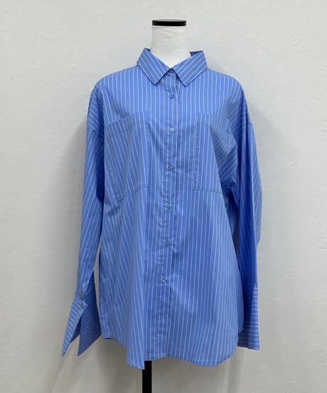 stripe longcuffs shirt