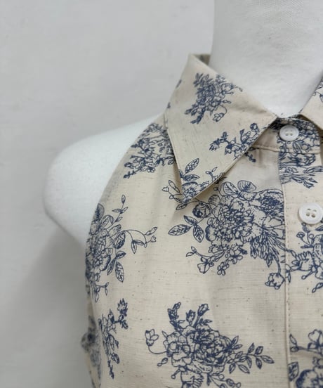 flower design shirt ＆cami