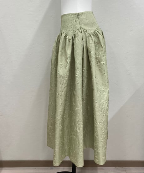 emboss  bubble skirt