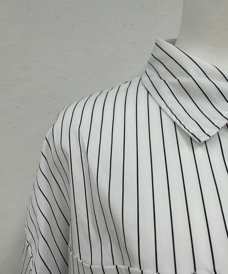 stripe longcuffs shirt