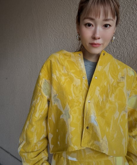 【DOS DIOSAS】jacquard short jacket