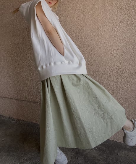 emboss  bubble skirt