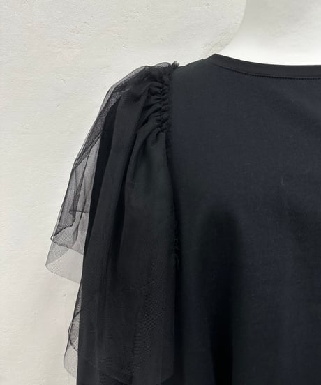 shoulder tulle tops