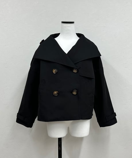 【Amu】short trench coat