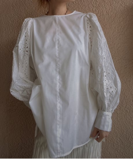 lace sleeve shirt