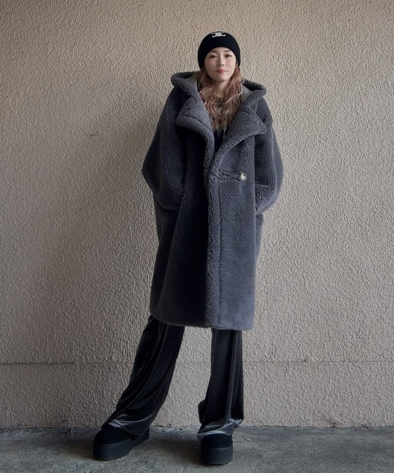 KARRY】long boa coat | Amu