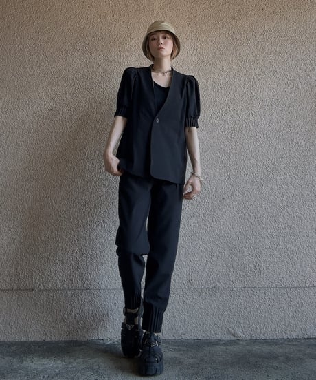 【KARRY】hem pleats pants