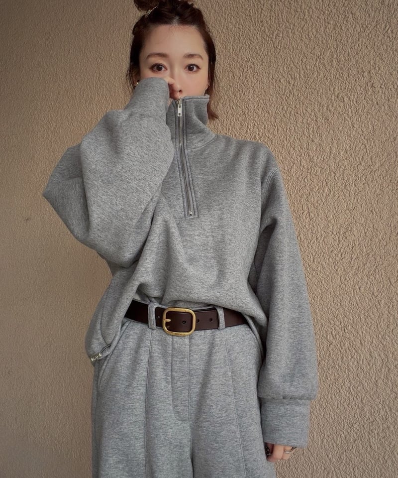 zipup curvePT sweat SETUP | Amu