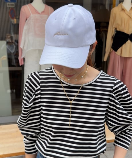 【Amu】basic logo cap