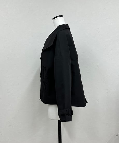 【Amu】short trench coat