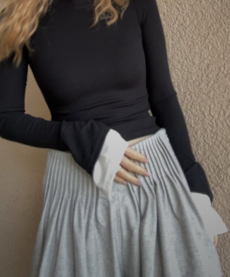 pleat wide pants