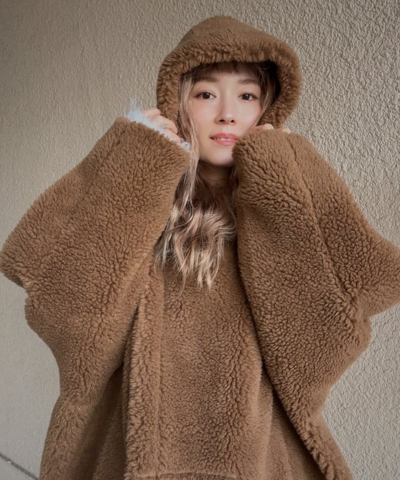 KARRY】long boa coat | Amu