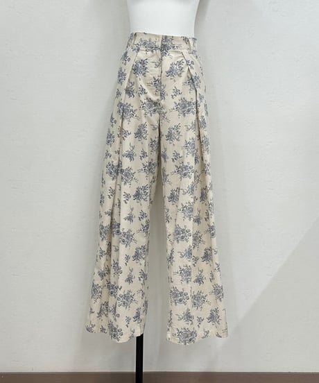 flower design tuck wide PT