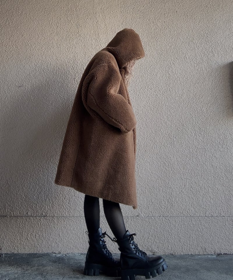 KARRY】long boa coat | Amu