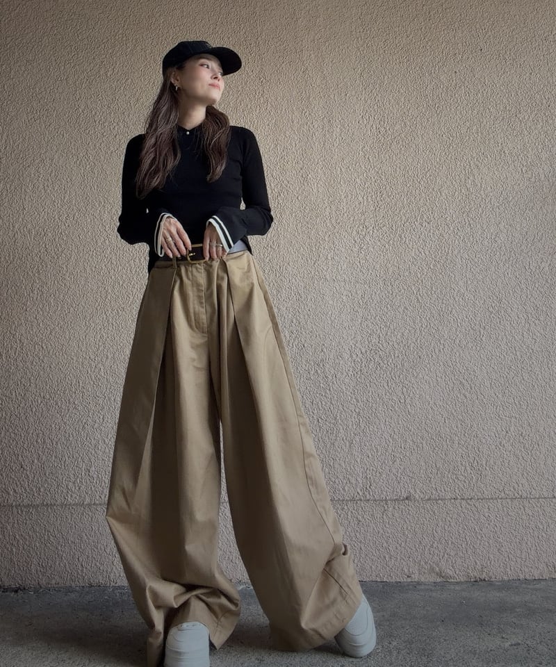 tuck chino widePT | Amu