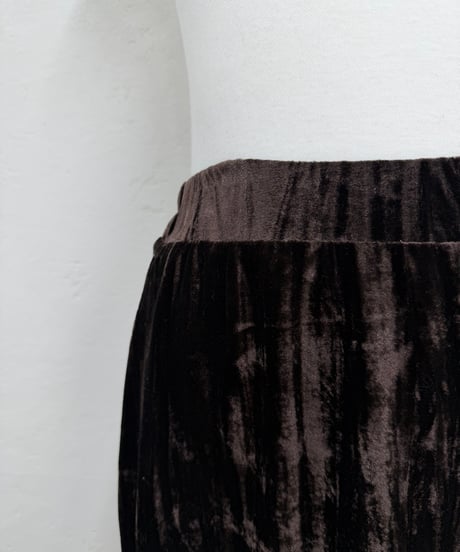 clash velour skirt