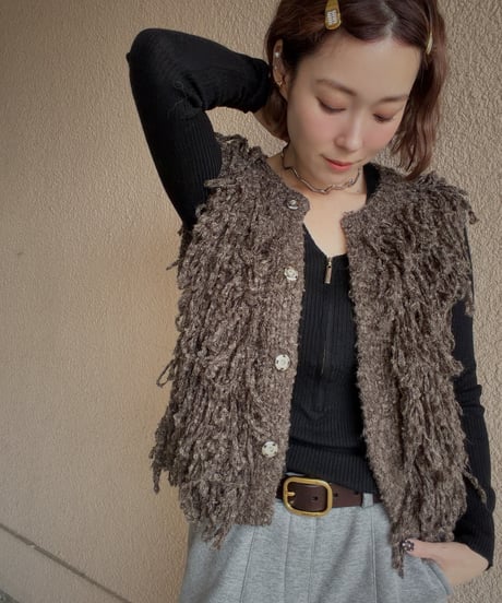 loop knitvest