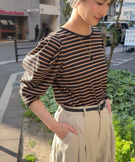 【Limue】wide tuck pants