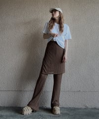cut lace softflare PT＆SK
