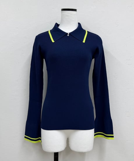 pearl button poloknit