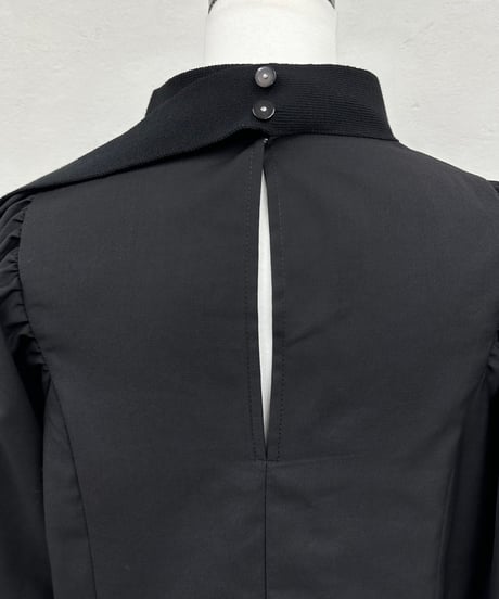 【Limue】saxony volume sleeve tops