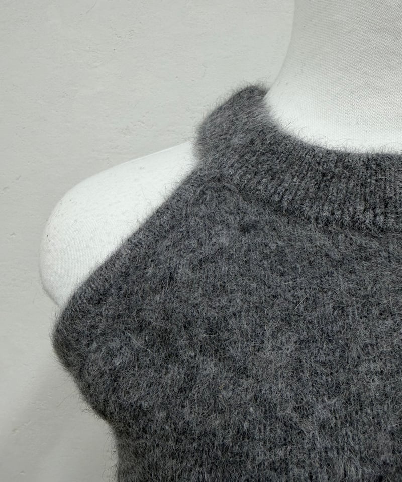 karry グレー アメスリニット KARRY】fox cashmere ensemble knit | Amu