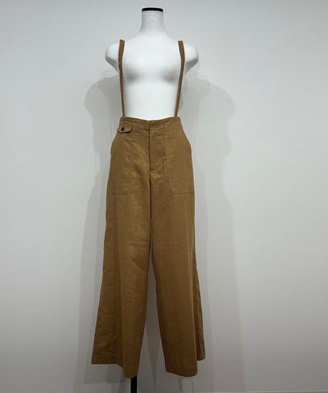 【CLEIO】suspender wide pants
