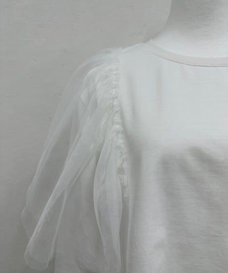 shoulder tulle tops