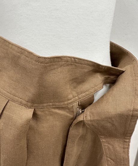 linen tapered pants