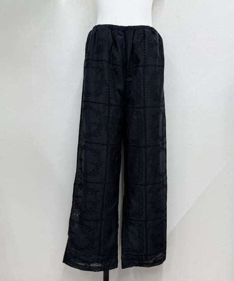 embroidery lace pants