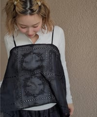 embroidery lace cami