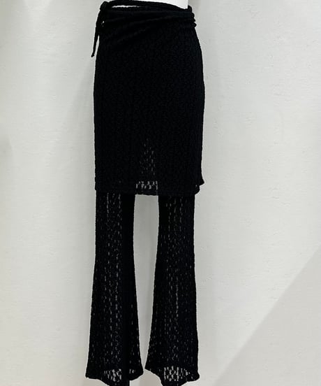 cut lace softflare PT＆SK