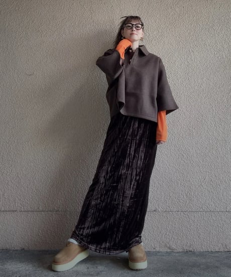 fake wool polo