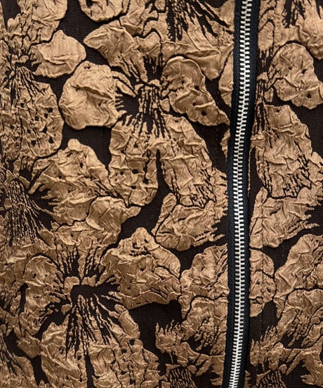jacquard doublezipper skirt