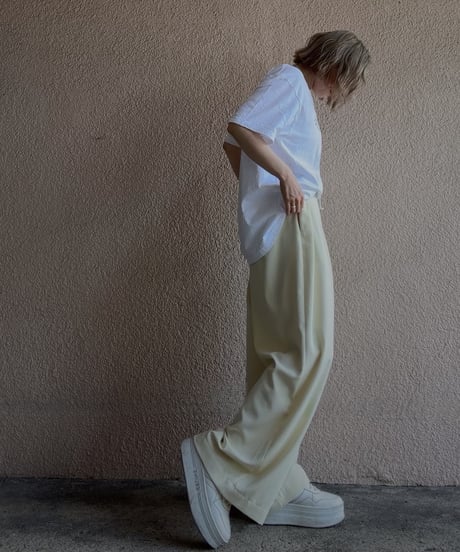 estertwill tuck pants