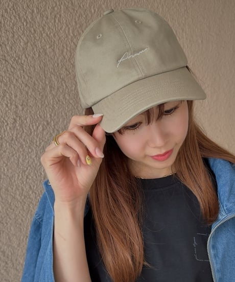 【Amu】basic logo cap