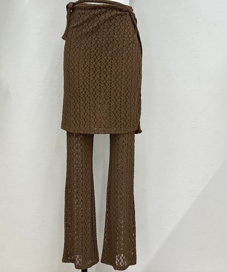 cut lace softflare PT＆SK