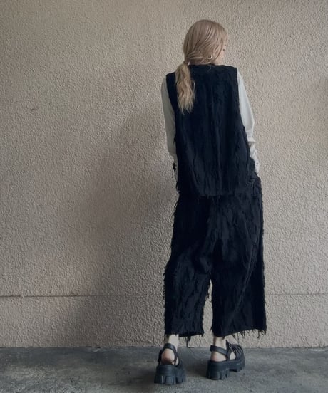 fringe jacquard balloonPT