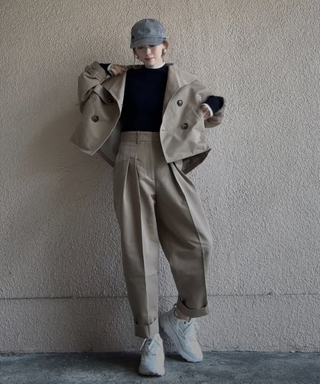 【Amu】2tuck tapered PT