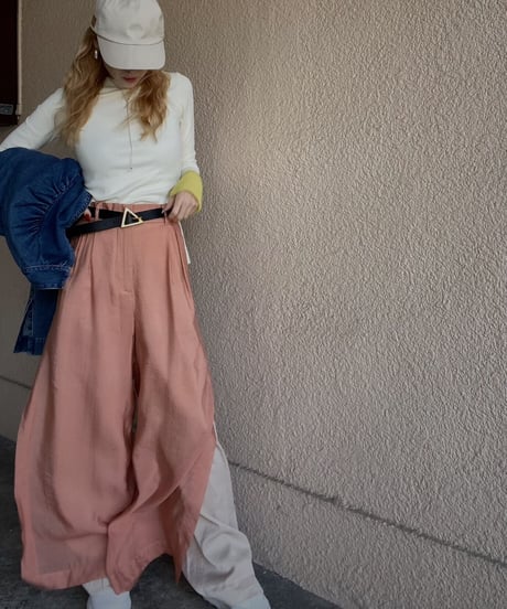【Limue】sheer layered PT