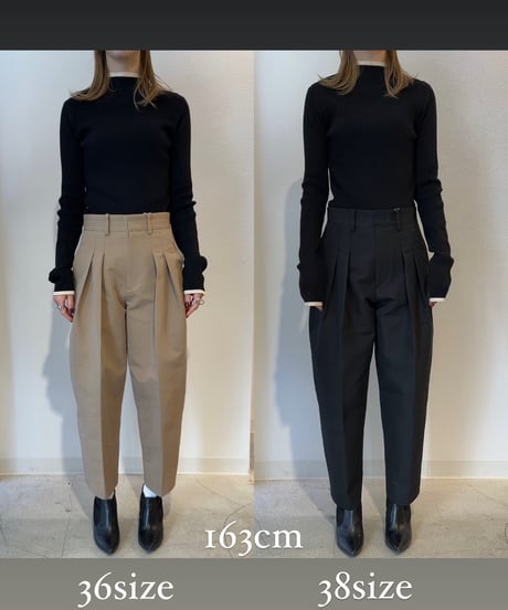 【Amu】2tuck tapered PT