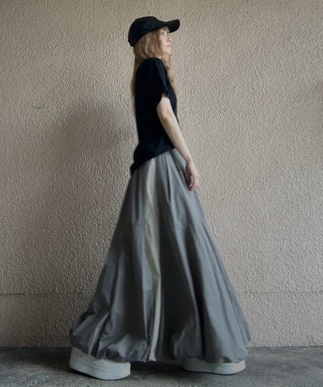 side line balloon skirt