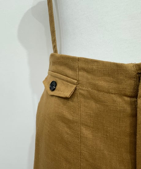 【CLEIO】suspender wide pants