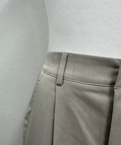 tuck wide slacks PT