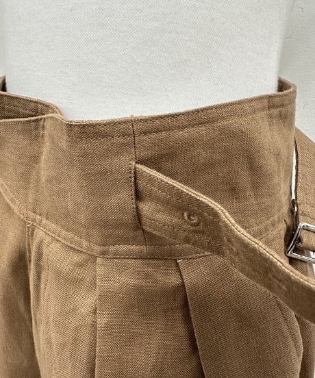 linen tapered pants