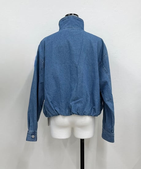 standcollar denim blouson